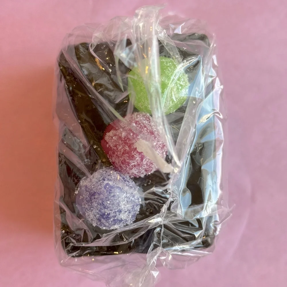 Delectable Cake Candle mini strawberry wax candle cake